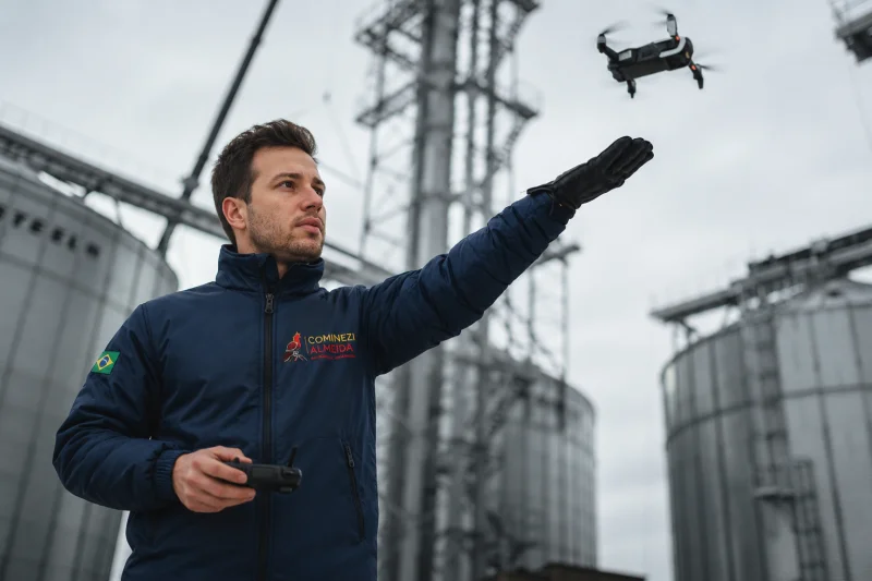 inspeção com drone
