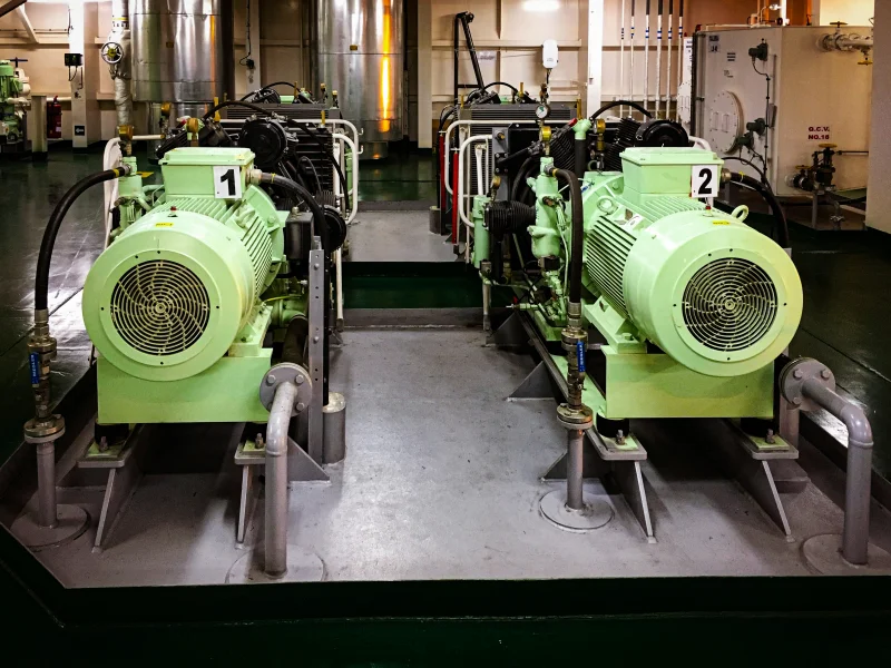 inspeção de compressores industriais